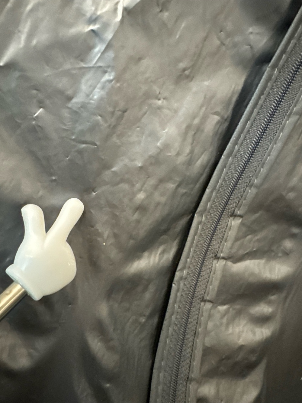 Saks Fifth Ave The Fur Salon Garment Bag Zipper 54x 23” and Plastic Bag 51x23” - Picture 7 of 16